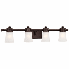 4-LT Bath Light - Dark Brushed Bronze (Painted) - 4534-267B 4-LT Bath Light - Dark Brushed Bronze (Painted) - 4534-267B
