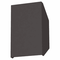 Access Amora 2-LT Bi-Directional Outdoor LED Wall Mount - Black - 20018LEDDMG-BL