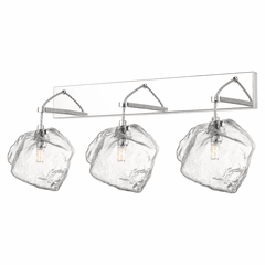 Access Boulder 3-LT Wall/Vanity - Stainless Steel - 63130LEDDLP-MSS/CLR