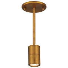Access Cafe 1-LT LED Wall Or Ceiling Spotlight - Brushed Brass - 72010LEDDLP-ABB