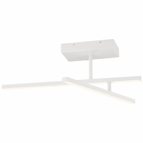 Access Duo 1-LT Adjustable LED Semi-Flush - Matte White - 63077LEDD-MWH/ACR