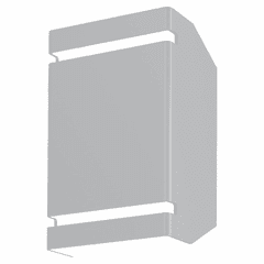 Access La Vida 2LT BiDirectional Outdoor LED Wall Mount - Satin - 20016LEDDMG-SAT