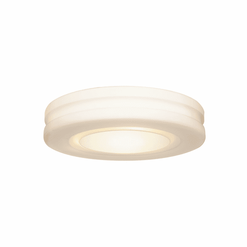 Access Lighting Altum Dimmable LED OPL Glass Flush Mount - White - 50186LEDD-WH/OPL