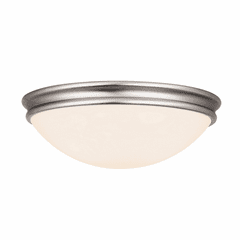 Access Lighting Atom Medium Flush Mount - Brushed Steel - 20725-BS/OPL Access Lighting Atom Medium Flush Mount - Brushed Steel - 20725-BS/OPL