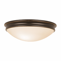 Access Lighting Atom Medium Flush Mount - Oil Rubbed Bronze - 20725-ORB/OPL