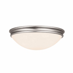 Access Lighting Atom Small Dimmable LED Flush Mount - Brushed Steel - 20724LEDD-BS/OPL Access Lighting Atom Small Dimmable LED Flush Mount - Brushed Steel - 20724LEDD-BS/OPL