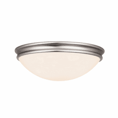 Access Lighting Atom Small Flush Mount - Brushed Steel - 20724LEDDLP-BS/OPL