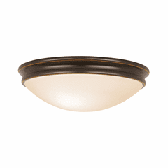 Access Lighting Atom Small Flush Mount - Oil Rubbed Bronze - 20724LEDDLP-ORB/OPL