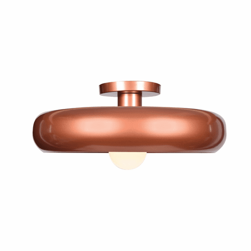 Access Lighting Bistro Small Round Colored LED Flush Mount - Copper and Gold - 23880LEDDLP-CP/GLD