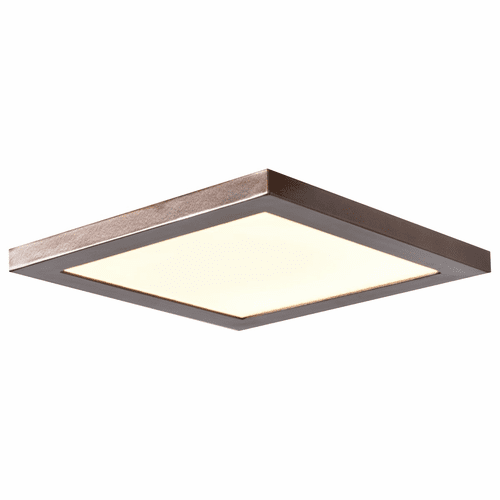 Access Lighting Boxer Large LED Square Flush Mount - Bronze - 20815LEDD-BRZ/ACR