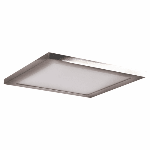 Access Lighting Boxer Medium LED Square Flush Mount - Brushed Steel - 20814LEDD-BS/ACR