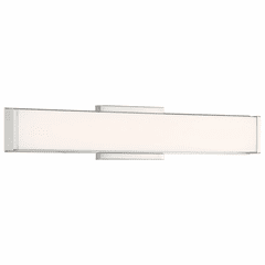 Access Lighting Citi 1-LT LED Vanity - Brushed Steel - 62571LEDD-BS/ACR