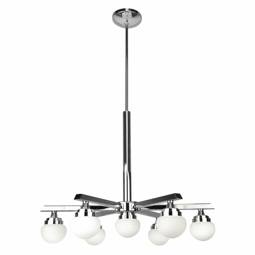 Access Lighting Classic 7-Light Dimmable LED Chandelier - Chrome - 62477LEDD-CH/OPL