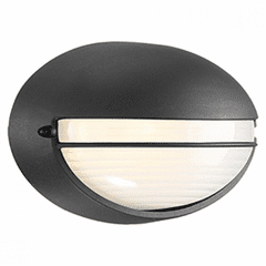 Access Lighting Clifton Outdoor LED Bulkhead - Black - 20270LEDDMG-BL/OPL