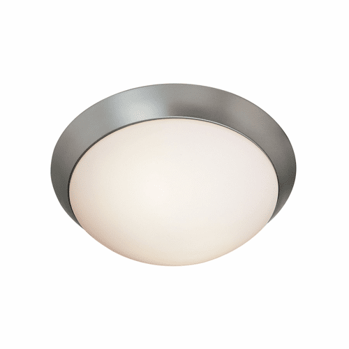 Access Lighting Cobalt Dimmable LED Flush Mount - Brushed Steel - 20624LEDD-BS/OPL