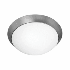 Access Lighting Cobalt Dimmable LED Flush Mount - Brushed Steel - 20625LEDDLP-BS/OPL