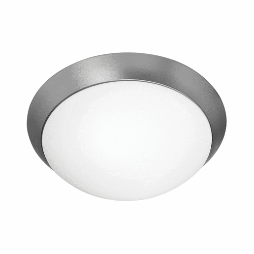 Access Lighting Cobalt Dimmable LED Flush Mount - Brushed Steel - 20625LEDDLP-BS/OPL