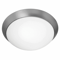 Access Lighting Cobalt Dimmable LED Flush Mount - Brushed Steel - 20626LEDD-BS/OPL
