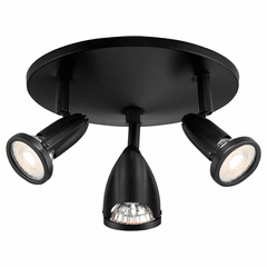 Access Lighting Cobra 3-LT LED Spotlight - Black - 52103LEDDLP-BL