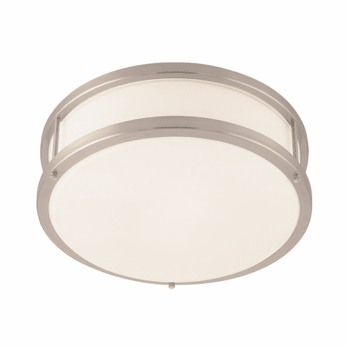Access Lighting Conga Dimmable LED Flush Mount - Brushed Steel - 50079LEDD-BS/OPL