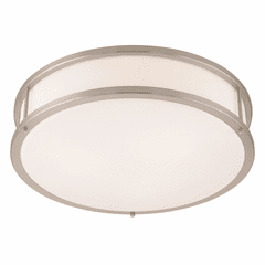 Access Lighting Conga Dimmable LED Flush Mount - Brushed Steel - 50081LEDD-BS/OPL