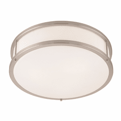 Access Lighting Conga Flush Mount - Brushed Steel - 50080-BS/OPL