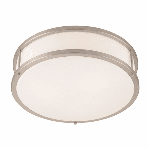 Access Lighting Conga Flush Mount - Brushed Steel - 50080-BS/OPL