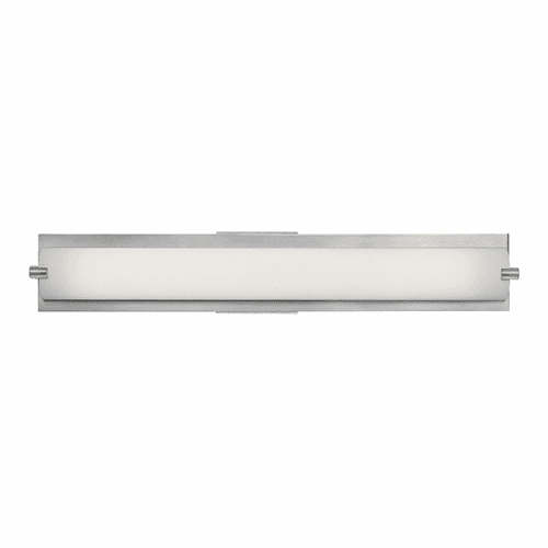 Access Lighting Geneva Wall & Vanity Light - Brushed Steel - 31010LEDD-27K-BS/OPL