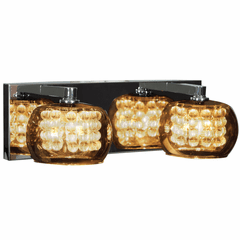 Access Lighting Glam 2-Light Mirror Glass Vanity - Chrome - 52112-CH/MIR