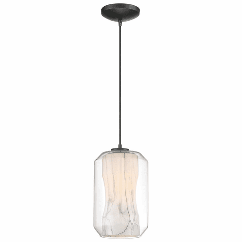 Access Lighting I-Biza 1-LT LED Pendant - Black - 29010LEDDLP-BL/WMB
