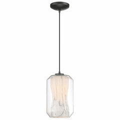 Access Lighting I-Biza 1-LT LED Pendant - Black - 29010LEDDLP-BL/WMB