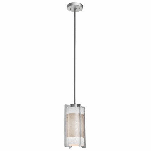 Access Lighting Iron Pendant - Brushed Steel - 20738LEDDLP-BS/OPL