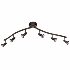 Access Lighting Mirage 6-Light Semi-Flush with Articulating Arms - Bronze - 52226-BRZ