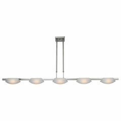 Access Lighting Nido 5-Light Dimmable LED Pendant - Matte Chrome - 63959LEDD-MC/FST Access Lighting Nido 5-Light Dimmable LED Pendant - Matte Chrome - 63959LEDD-MC/FST