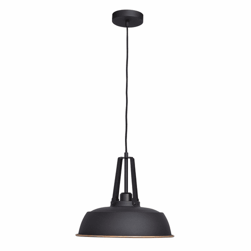 Access Lighting Nostalgia 1-LT Pendant - Matte Black - 23777LEDDLP-MBL/MGL