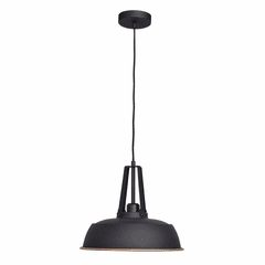 Access Lighting Nostalgia 1-LT Pendant - Matte Black - 23777LEDDLP-MBL/MGL