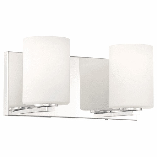 Access Lighting Oslo 2 Light Bath Vanity - Chrome - 62581LEDDLP-CH/OPL