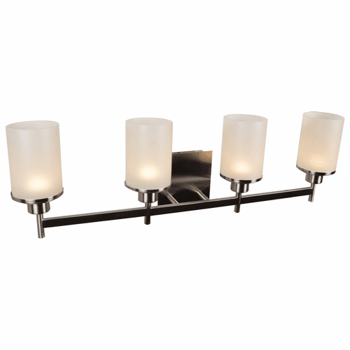 Access Lighting Perch 4-Light LED Vanity - Brushed Steel - 62512LEDD-BS/CSL