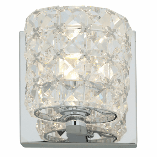 Access Lighting Prizm 1-Light Vanity & Wall Fixture - Chrome - 23920LEDDLP-CH/CCL