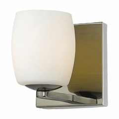 Access Lighting Serenity 1-Light Vanity - Antique Brass - 62561-AB/OPL