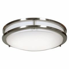 Access Lighting Solero Dimmable LED Flush Mount - Brushed Steel - 20465LEDD-BS/ACR