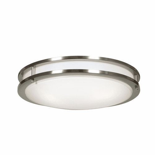 Access Lighting Solero Dimmable LED Flush Mount - Brushed Steel - 20466LEDD-BS/ACR