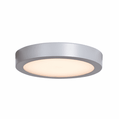 Access Lighting Strike 2.0 Large Dimmable LED Round Flush Mount - Silver - 20801LEDD-SILV/ACR