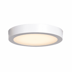 Access Lighting Strike 2.0 Large Dimmable LED Round Flush Mount - White - 20801LEDD-WH/ACR