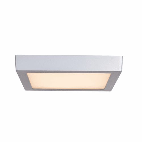 Access Lighting Strike 2.0 Large Dimmable LED Square Flush Mount - Silver - 20803LEDD-SILV/ACR