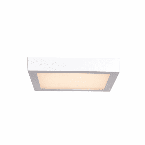 Access Lighting Strike 2.0 Large Dimmable LED Square Flush Mount - White - 20803LEDD-WH/ACR