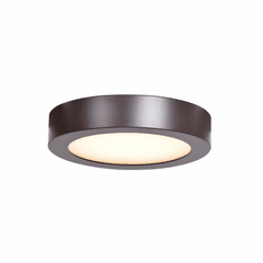 Access Lighting Strike 2.0 Small Dimmable LED Round Flush Mount - Bronze - 20800LEDD-BRZ/ACR