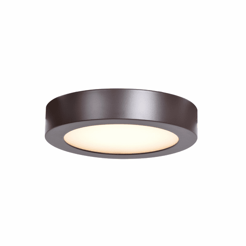 Access Lighting Strike 2.0 Small Dimmable LED Round Flush Mount - Bronze - 20800LEDD-BRZ/ACR