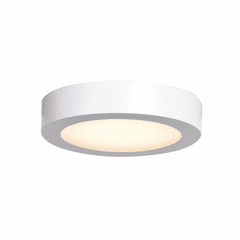 Access Lighting Strike 2.0 Small Dimmable LED Round Flush Mount - White - 20800LEDD-WH/ACR
