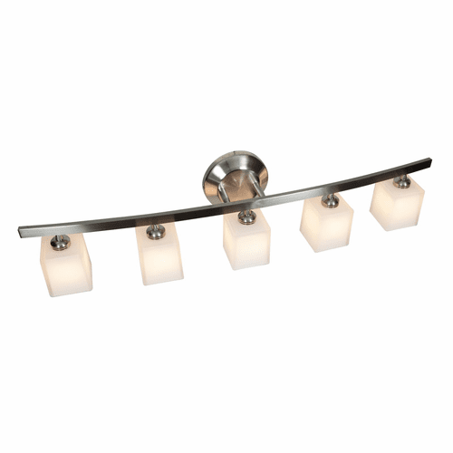 Access Lighting Sydney 5-Light Vanity - Matte Chrome - 63815-18-MC/OPL
